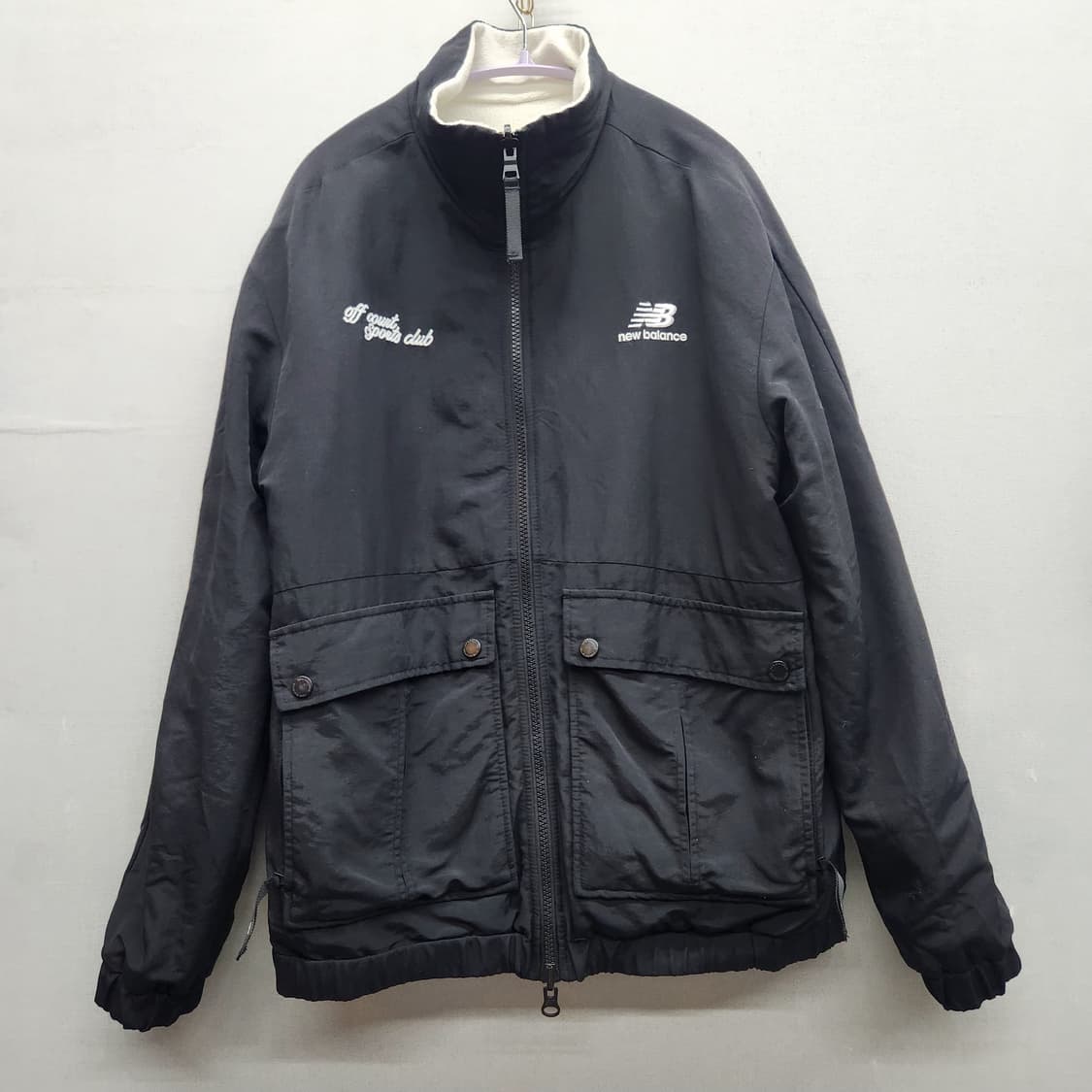 뉴발란스 양털/나일론 양면 후리스 집업 L 상품이미지2