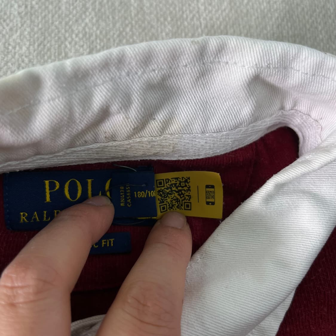 100 폴로랄프로렌 신형라벨 럭비티  상품이미지5