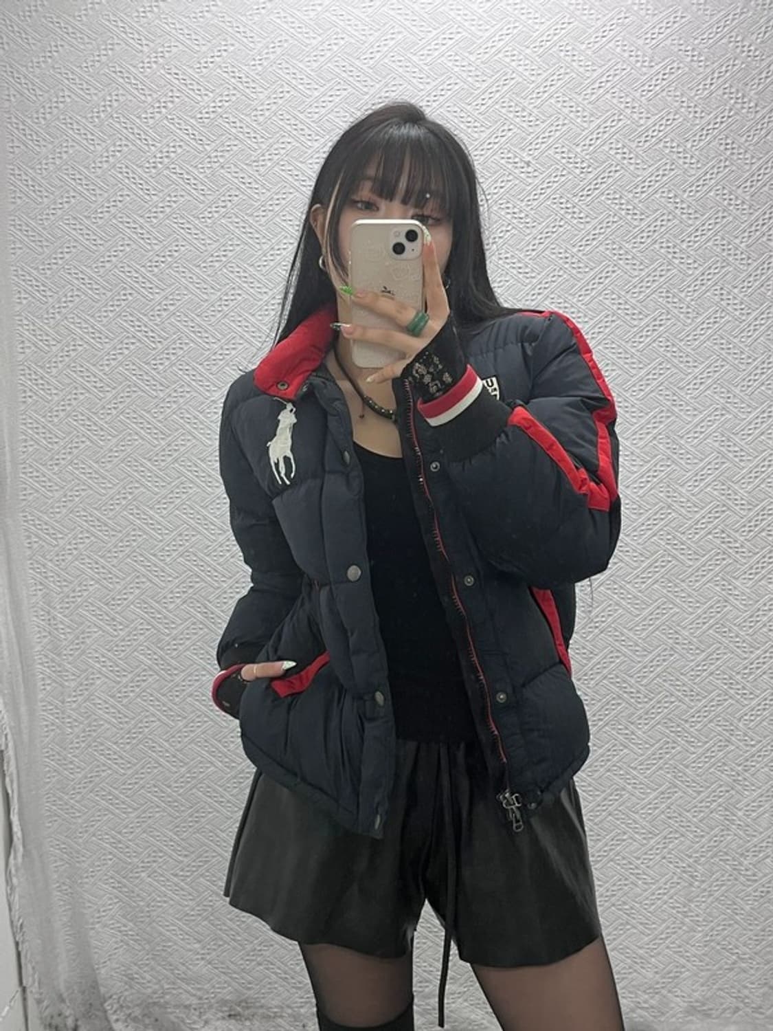 폴로 랄프로렌 빅포니 올드스쿨 레이싱 USA 덕다운 패딩 S C08998 상품이미지1