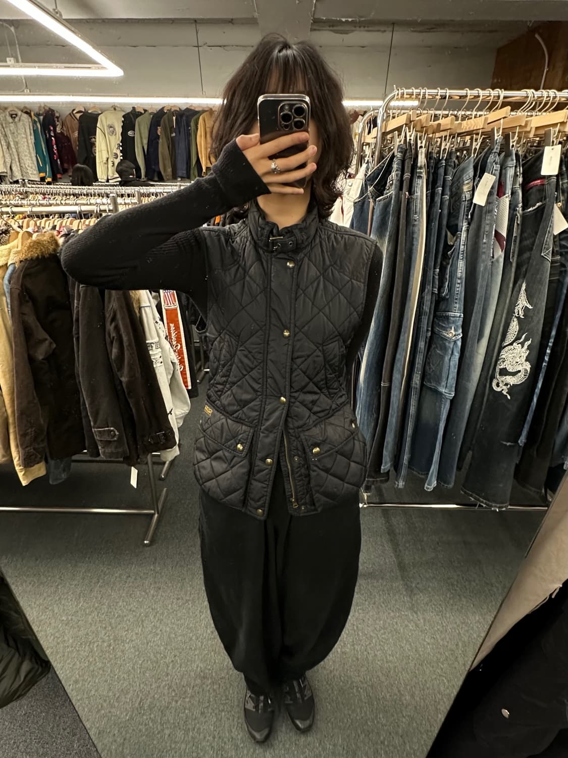 S)폴로 랄프로렌 여성 퀄팅 베스트 상품이미지2