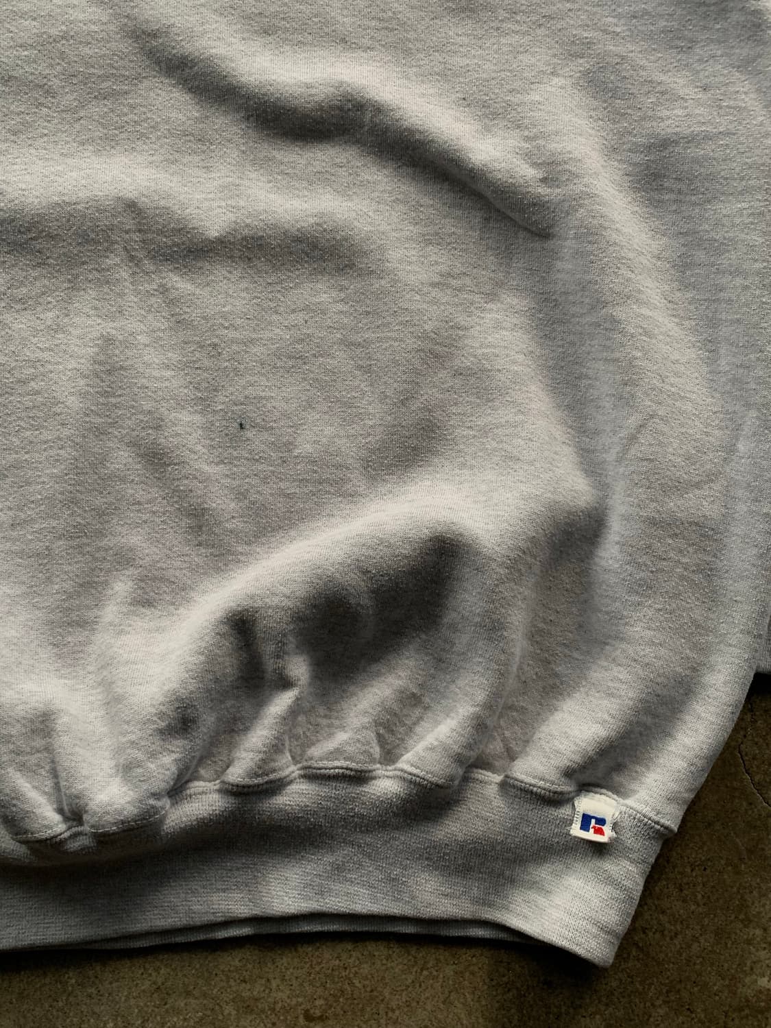 90s 러셀 애슬레틱 튜블러 크루넥 스웻셔츠 헤더그레이 상품이미지3