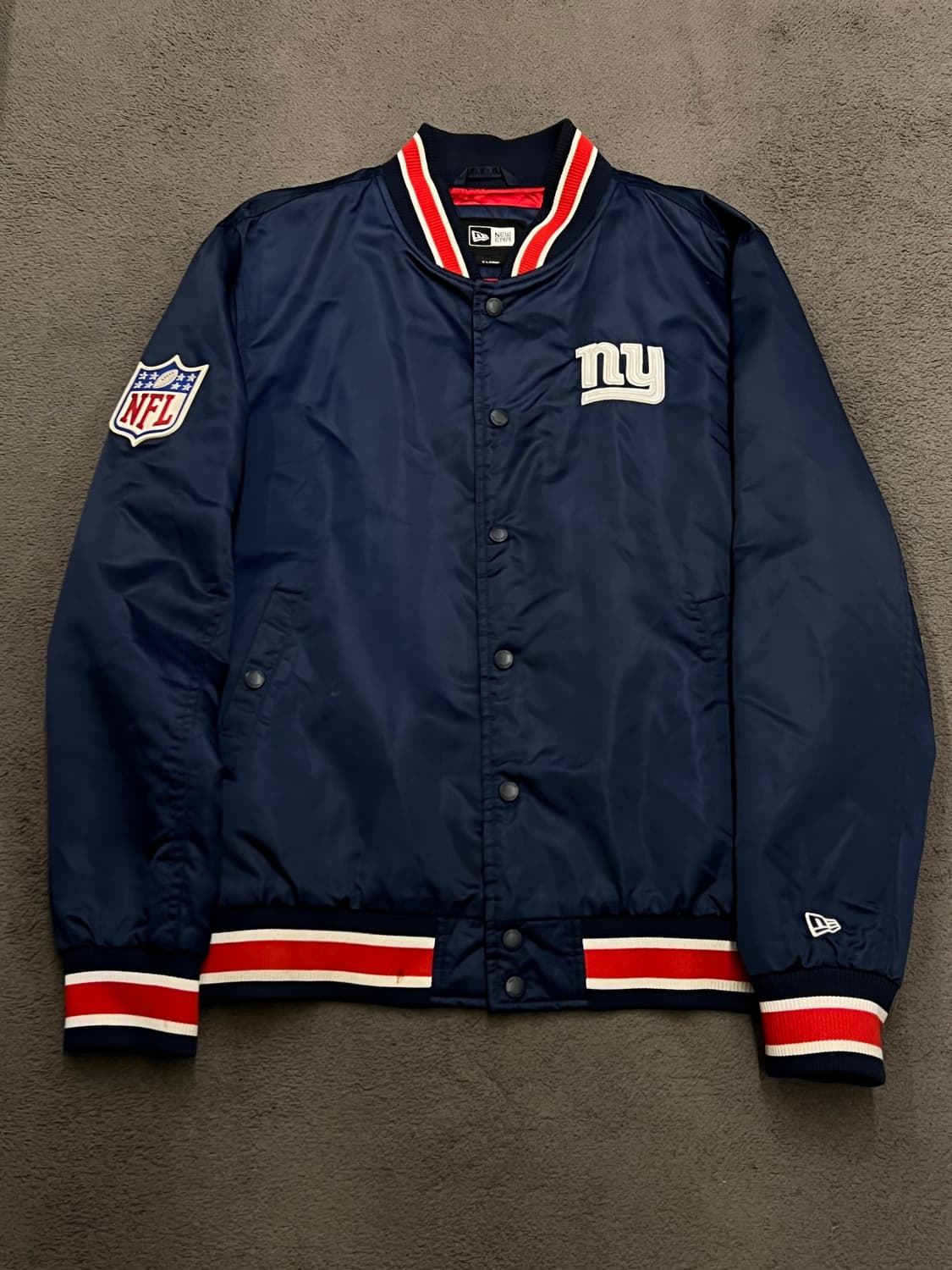 뉴에라  NFL 뉴욕 자이언츠 새틴 스타디움 자켓  처분  상품이미지1