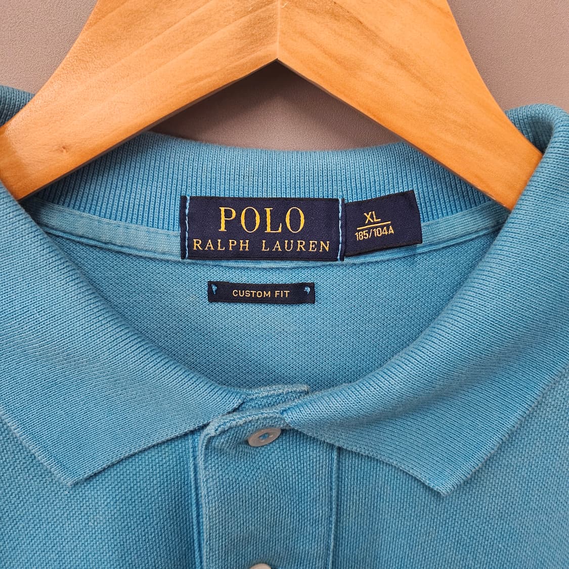 폴로 랄프로렌 포니 코튼 반팔 카라티 스카이블루 상품이미지4