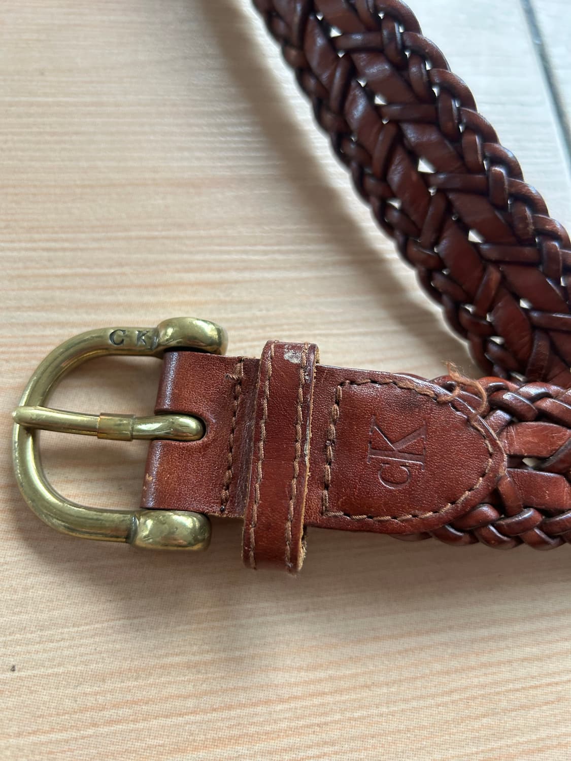 빈티지 CK 위빙벨트 상품이미지3