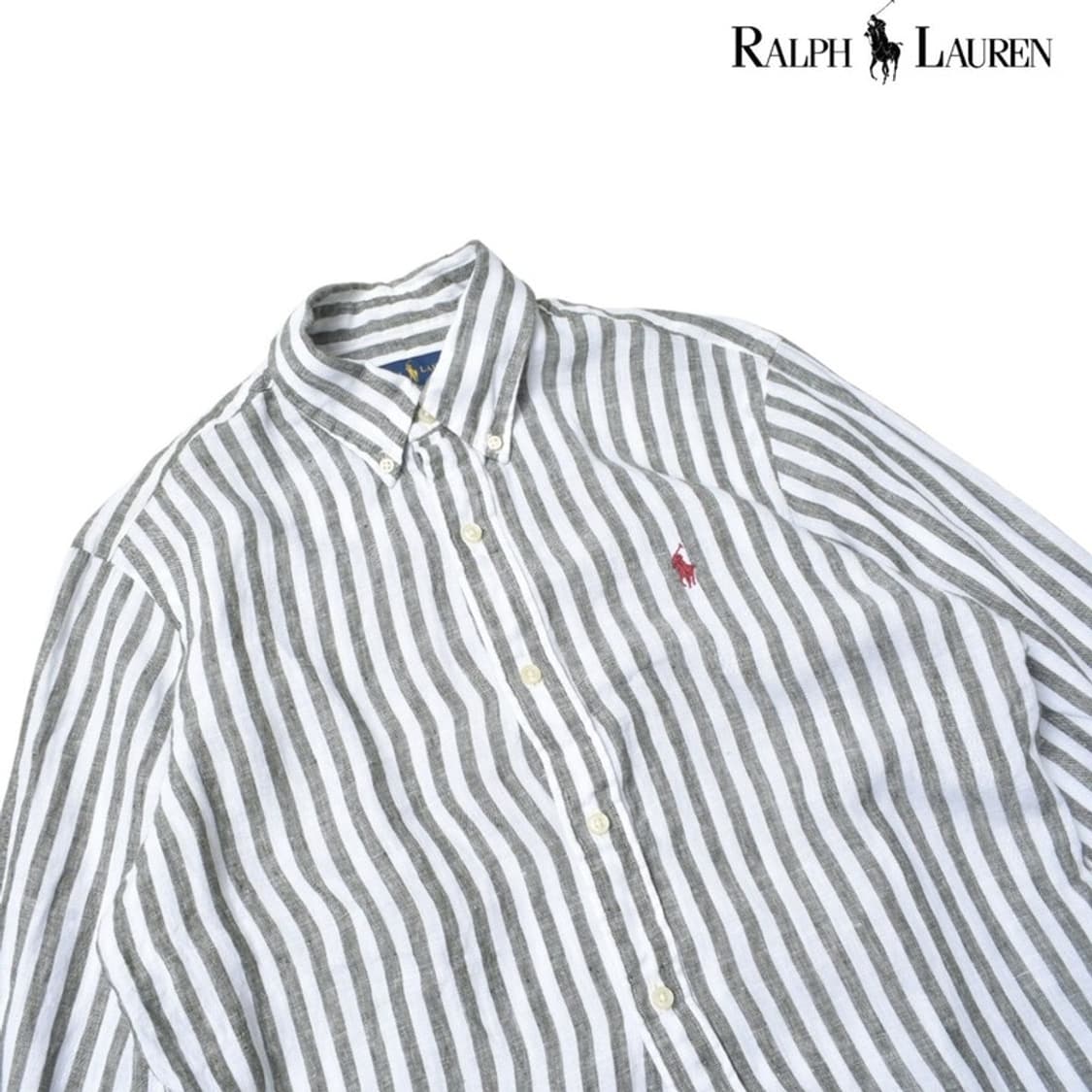 폴로 랄프로렌 큐알 린넨 셔츠 남방 M N1262 상품이미지1