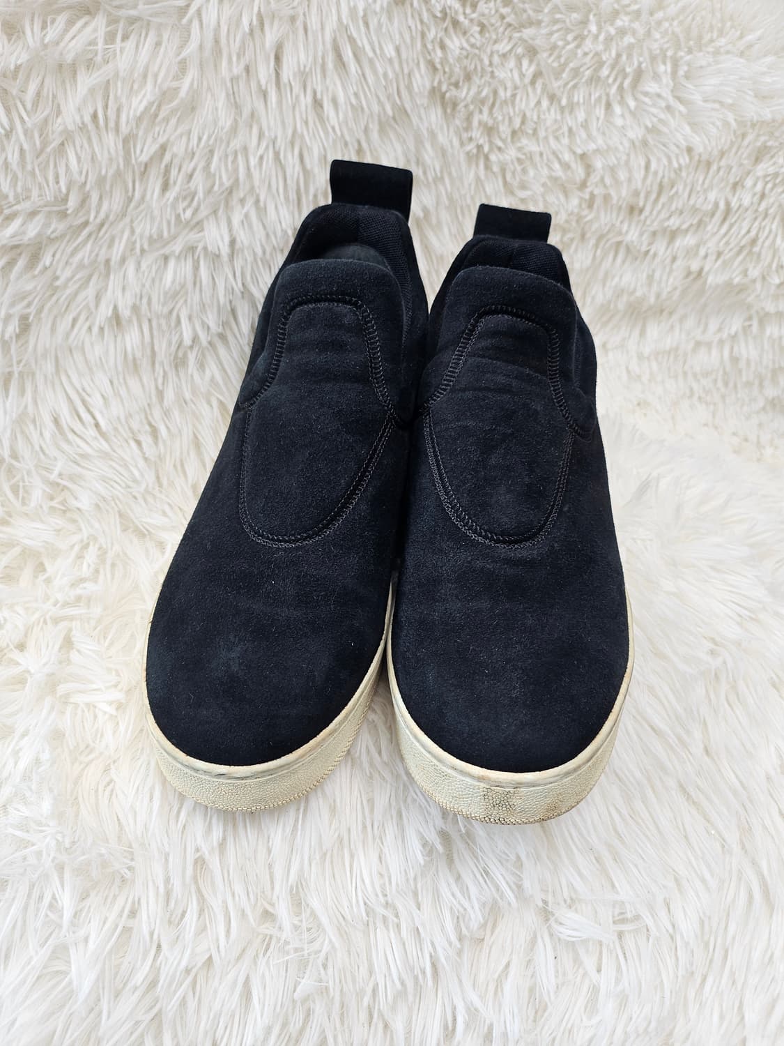 셀린느 블랙 스웨이드 슬립온 스니커즈 240(38) 상품이미지1