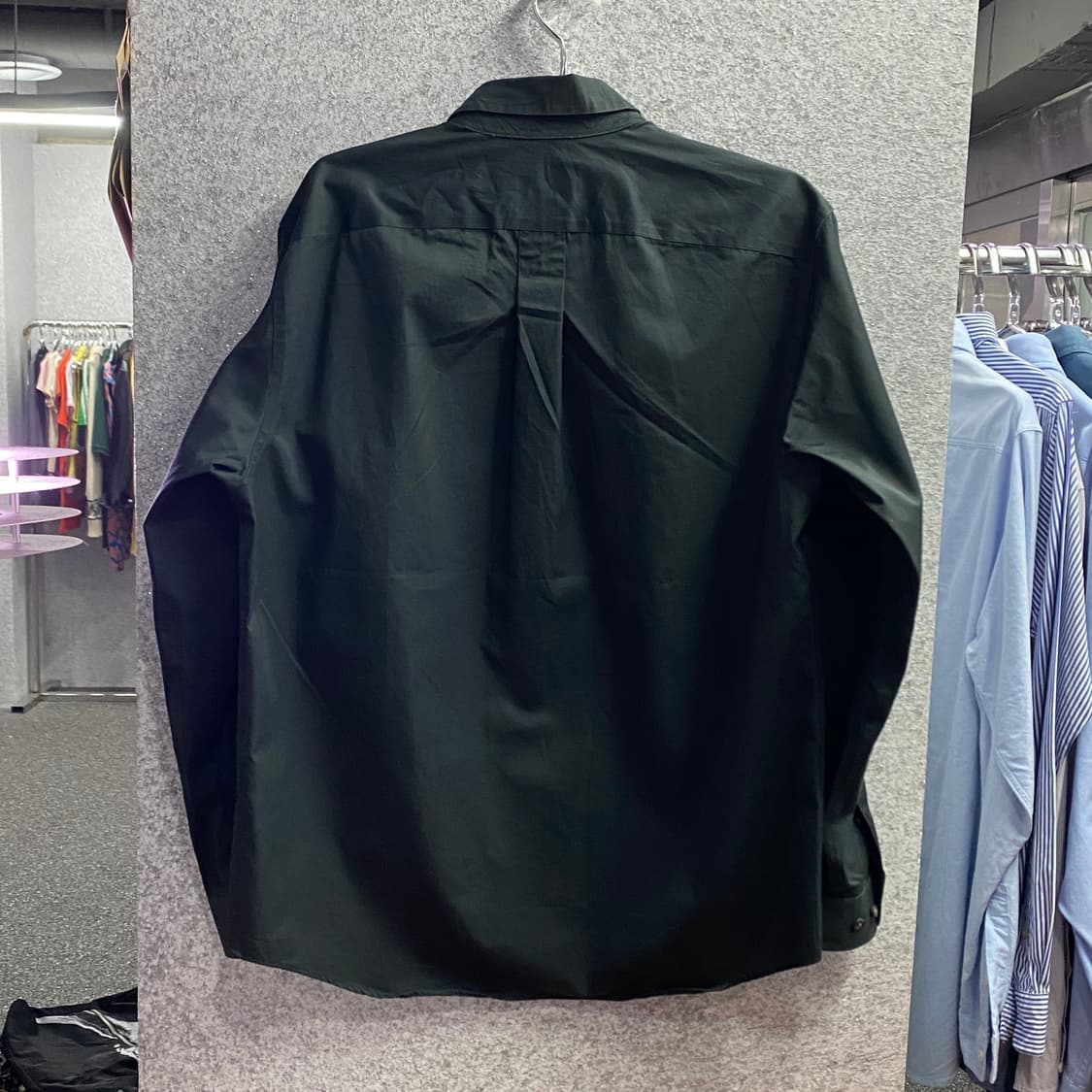 폴로 랄프로렌 클래식핏 딥그레이 셔츠 B3674 상품이미지4