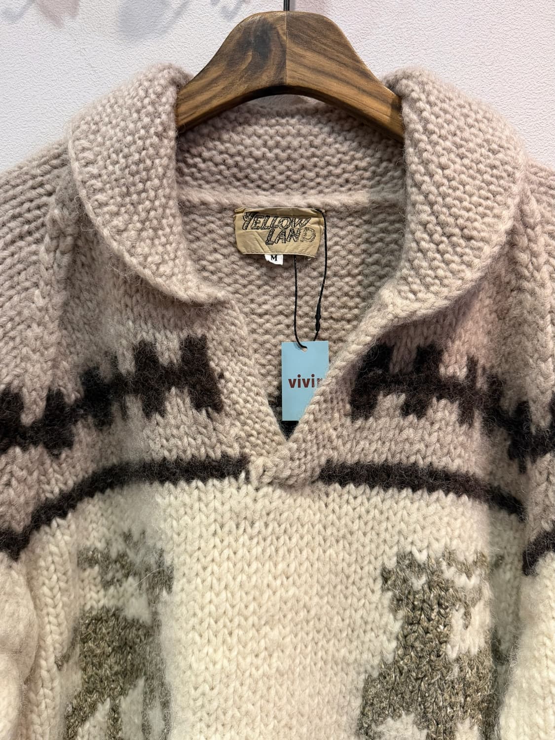 YELLOW LAND 헤비 울 니트 상품이미지4