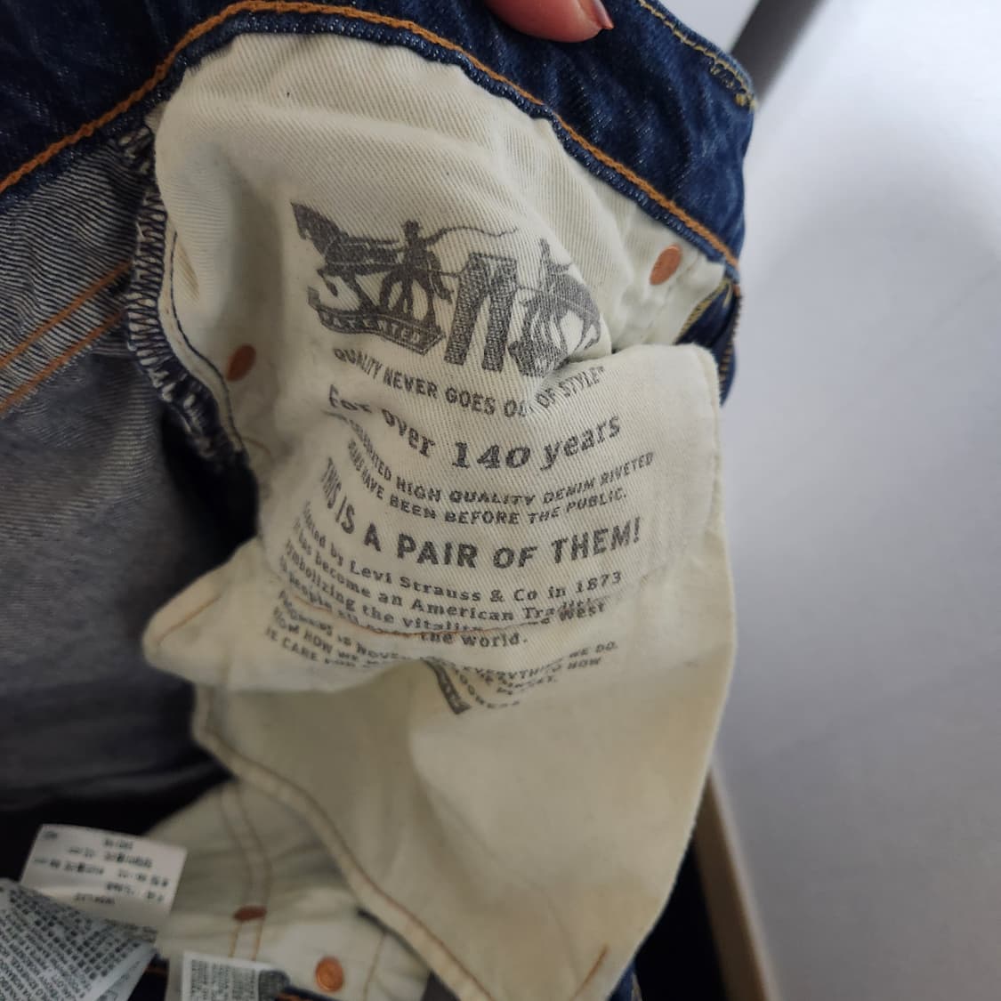 리바이스 512 청바지 33 상품이미지6