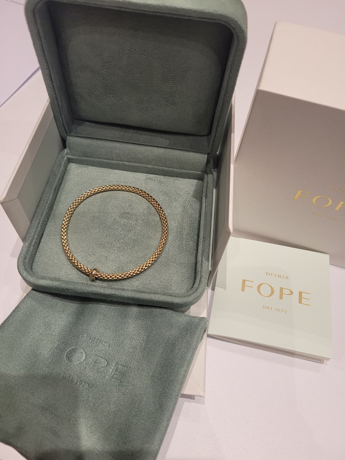 (새상품,풀구성) 화이트 포페 프리마 다이아몬드 플렉스 잇 브레이슬릿팔찌 상품이미지1