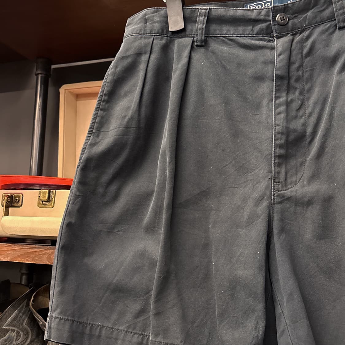 90s 폴로 랄프로렌 투턱 플리츠 앤드류 쇼츠 치노팬츠 N1118   상품이미지7
