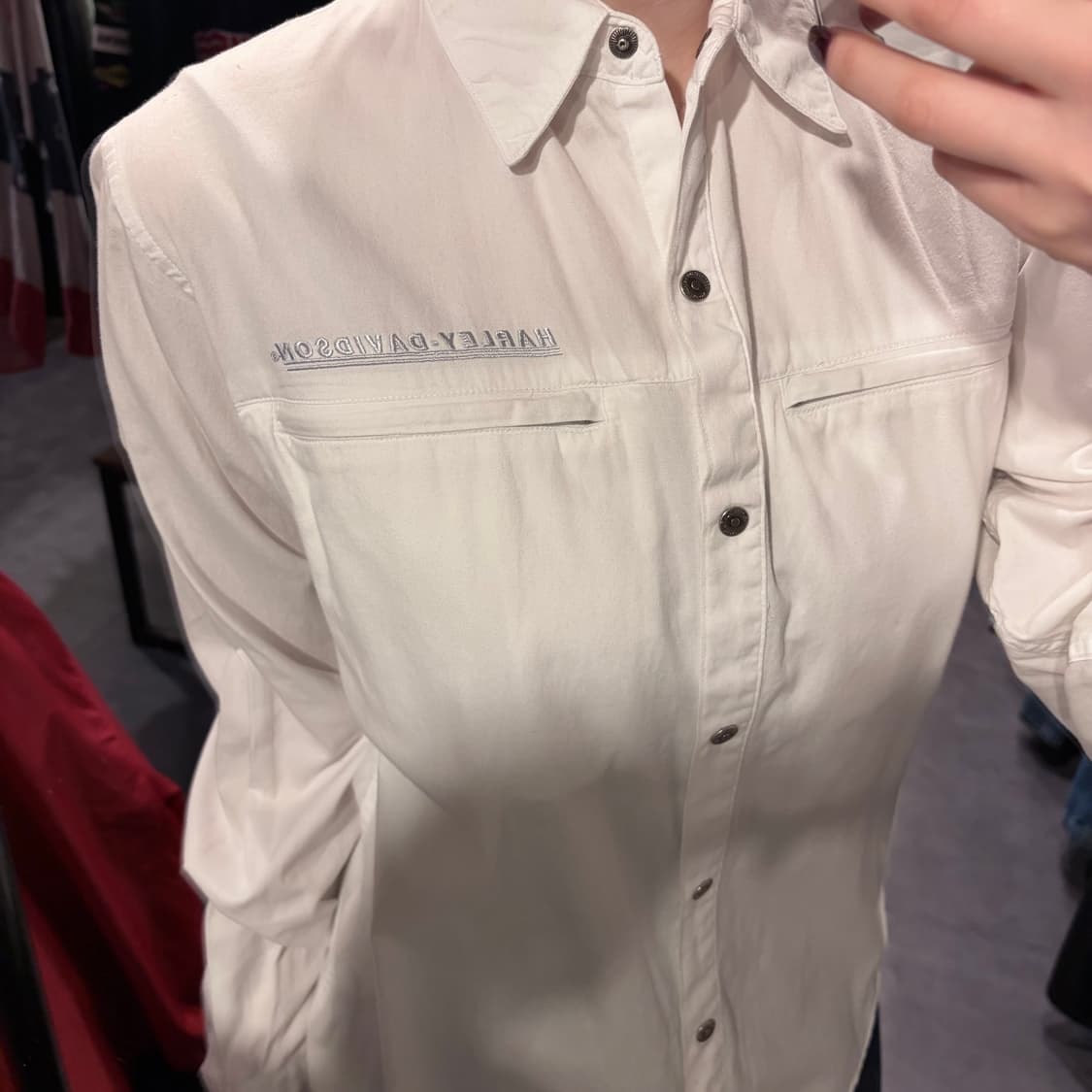 [IM] Harley-Davidson 할리데이비슨 셔츠 화이트 상품이미지6