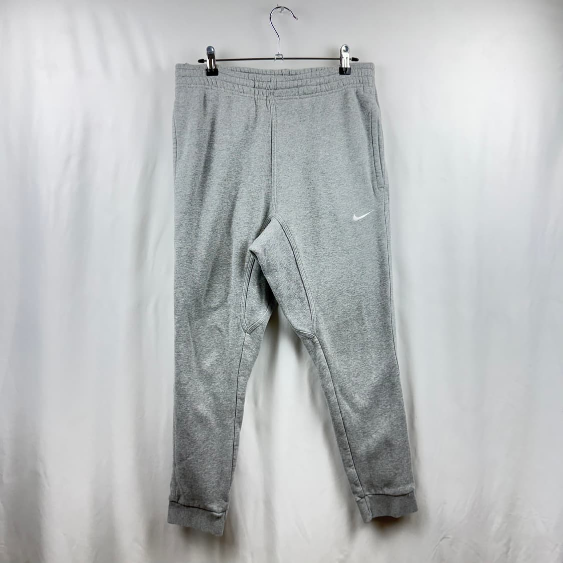 (L) 나이키 스우시 스웻 기모 조거 팬츠 그레이 상품이미지2
