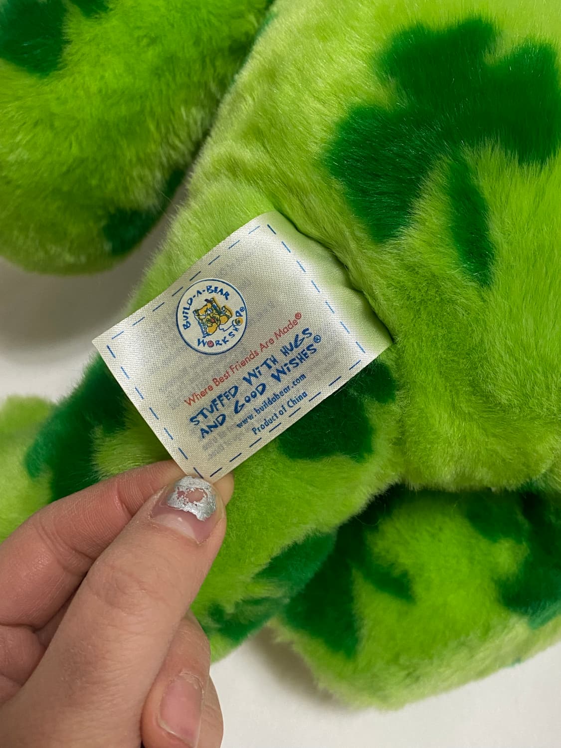 Vintage doll 빌드어베어 네잎클로버 곰인형 행운 초록 상품이미지2