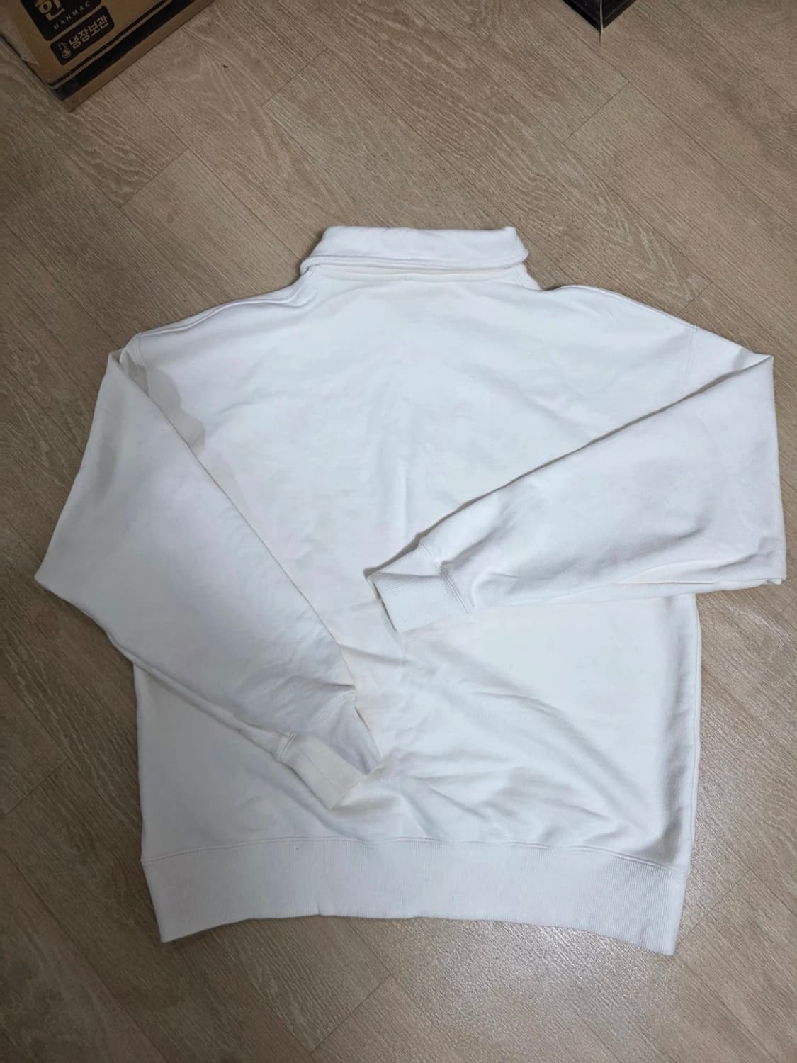 LEE 리 아이보리 카라 맨투맨 S 상품이미지7