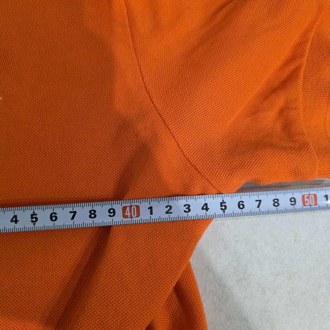 폴로 랄프로렌 오렌지 커스텀핏 반팔 카라티 M 상품이미지10