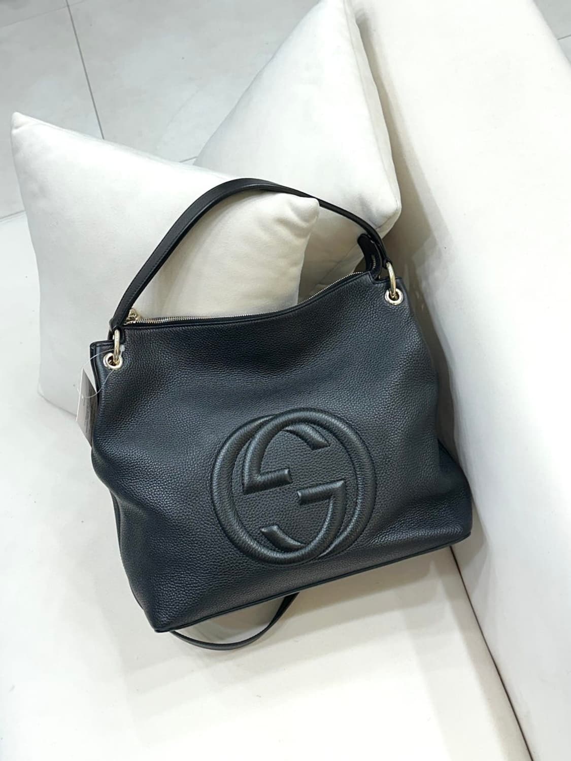 구찌 소호 테슬 레더 호보백 (정품) 상품이미지1