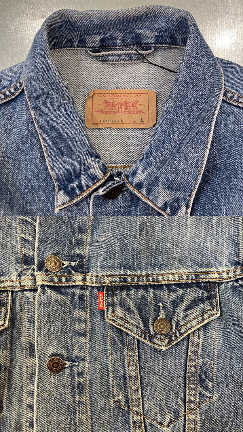 (L) 90s Levi's 리바이스 트러커 데님 자켓 상품이미지10