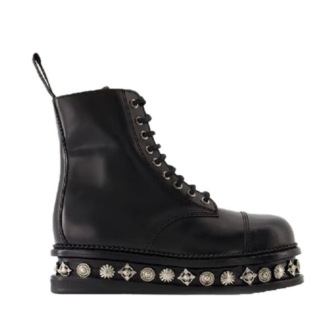 [TOGA PULLA]토가 풀라 장식 스터드 레이스업 부츠 상품이미지2