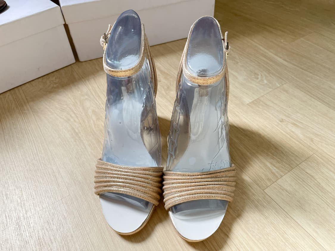 [새상품] ALDO 알도 골드 스트랩 샌들 럭셔리 파티룩 상품이미지4