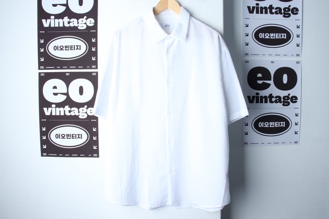 (XL-2XL) 무신사 스탠다드 반팔 카라 티셔츠 셔츠 남방-H32130 상품이미지2