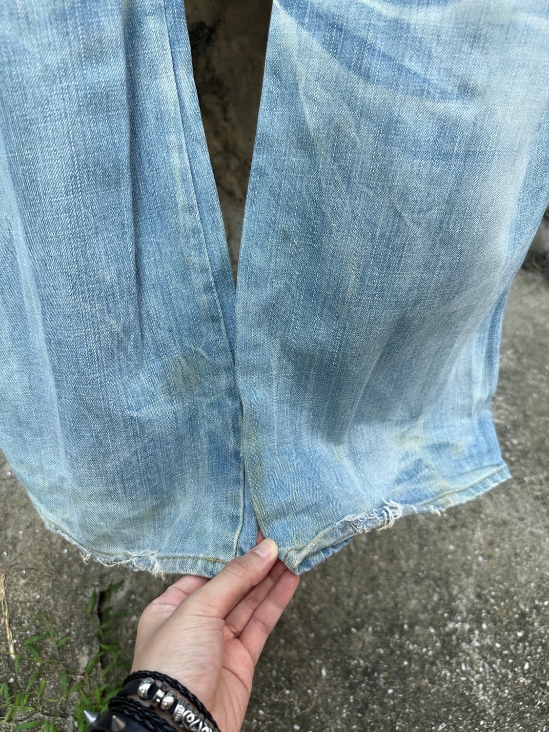 Easy Riders 00s destroyed flare denim pa 상품이미지10