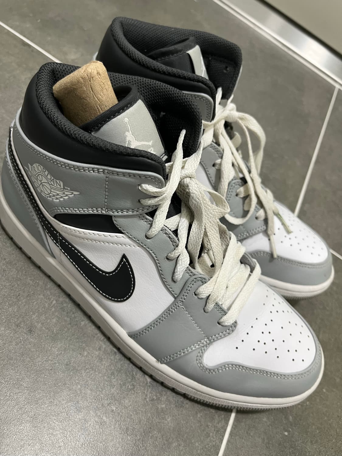 265)나이키 조던 1 미드 라이트 스모크 그레이 앤트러사이트 상품이미지1