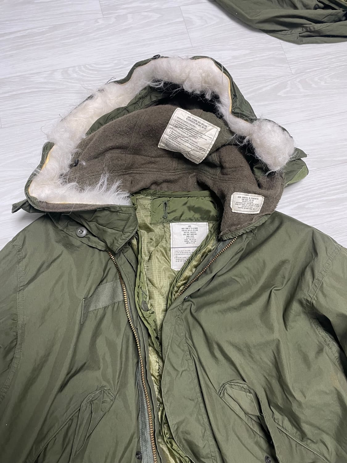 m65 피쉬테일 오리지널 라지 풀세트 데드스탁급 상품이미지5