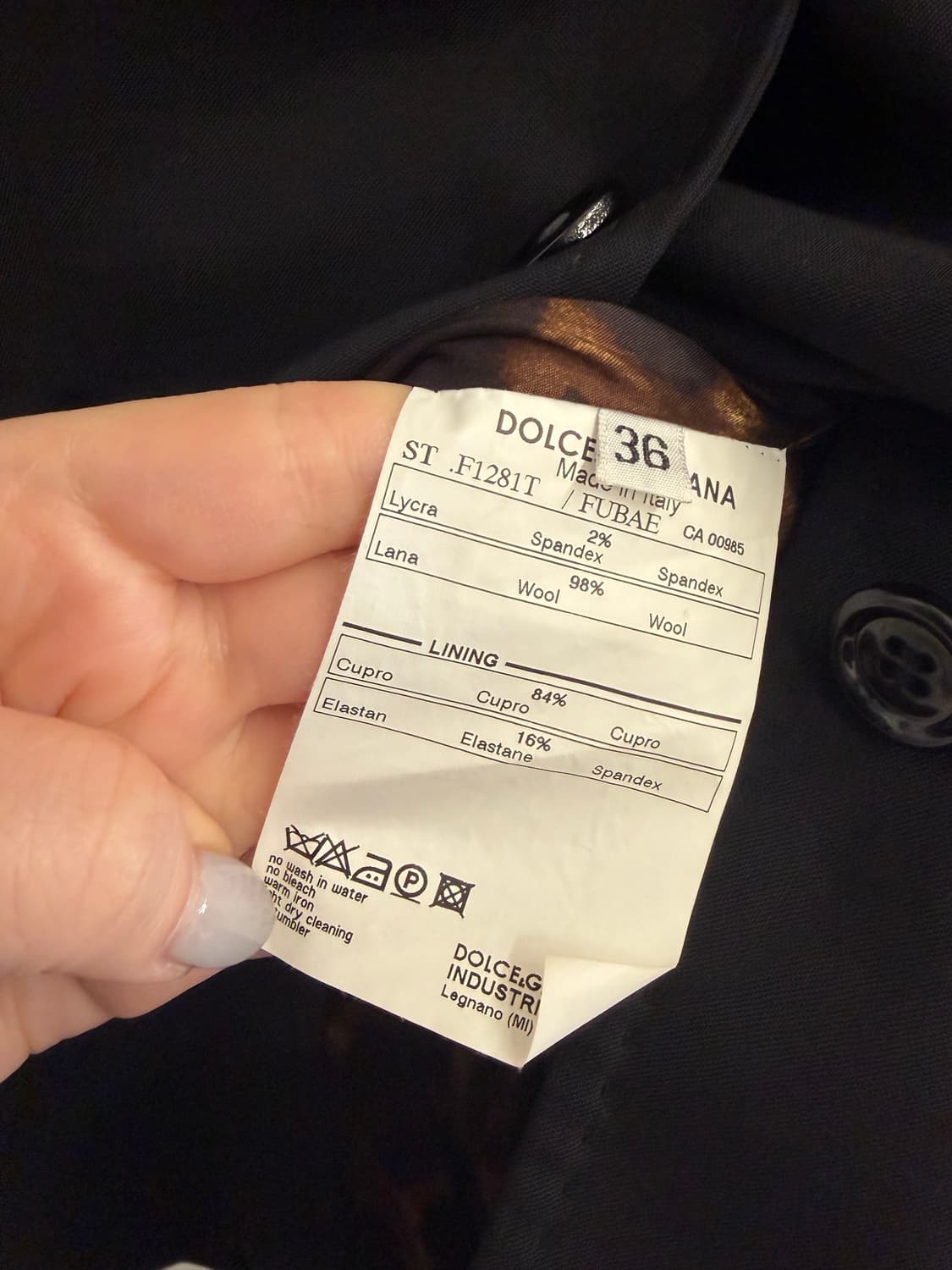 N314. 돌체앤가바나 레오파드 안감 자켓  상품이미지4