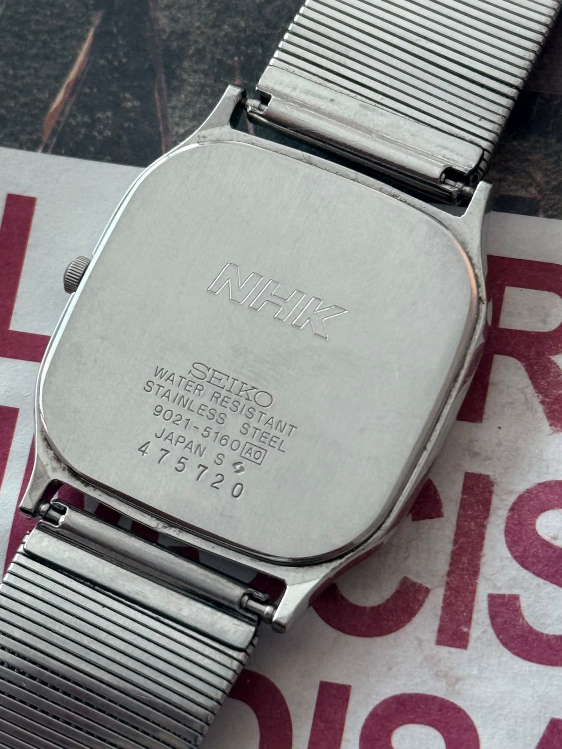 세이코 Seiko [희귀] NHK 각인 빈티지 세이코 쿼츠 (Seiko  상품이미지3