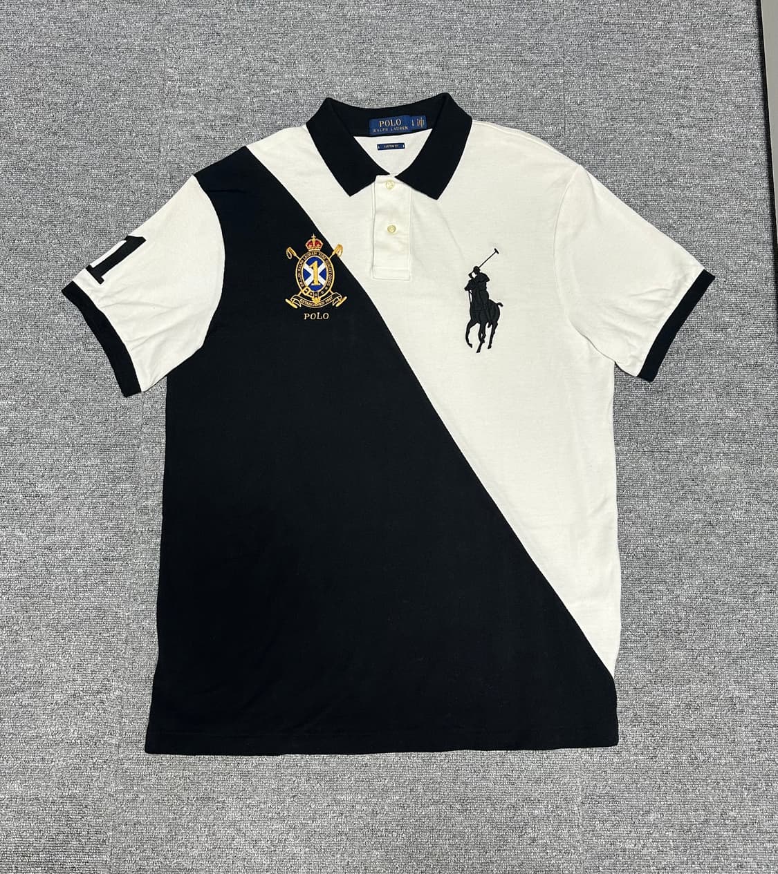 폴로 빅포니 카라티 블랙/화이트 희귀매물 상품이미지1