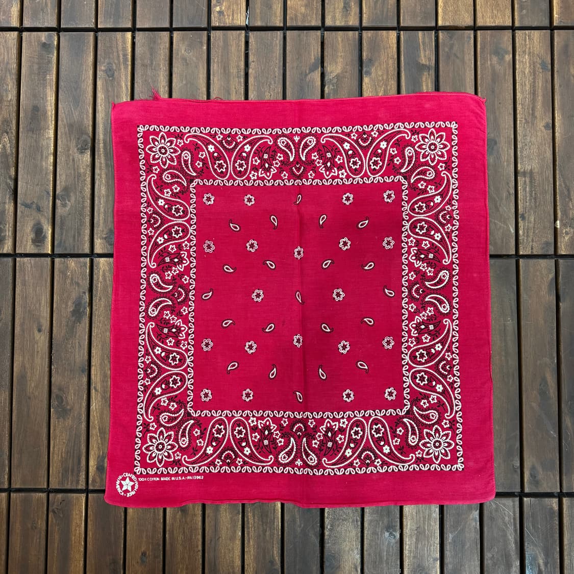 빈티지 페이즐리 반다나 made in USA   상품이미지1