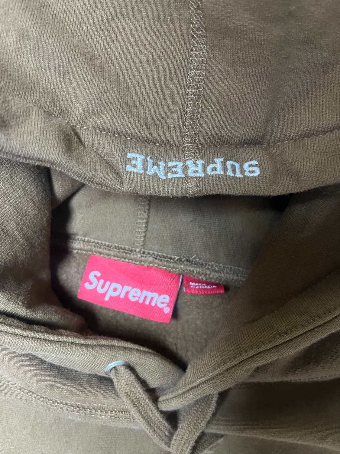 15fw Supreme S Logo Hooded Sweatshirt 상품이미지3