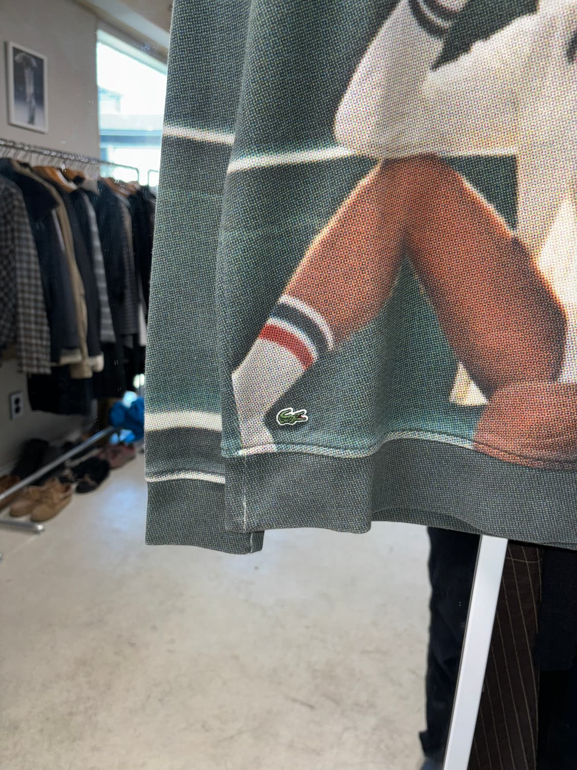 라코스테 빈티지 그래픽 스웻셔츠 상품이미지4