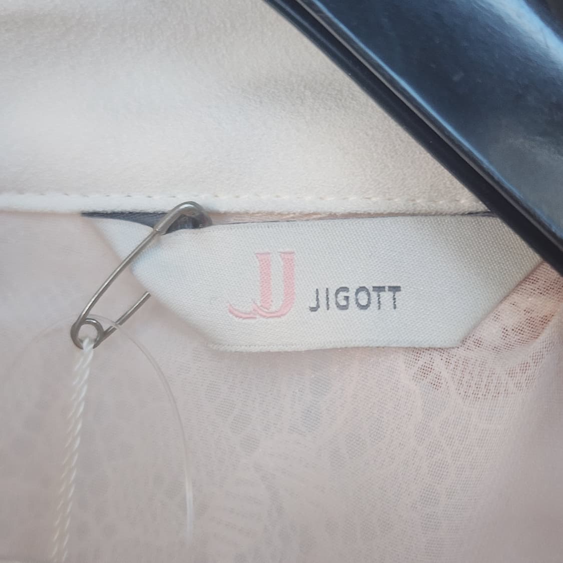 지고트 레이스 카라 리본 반팔 원피스 상품이미지9