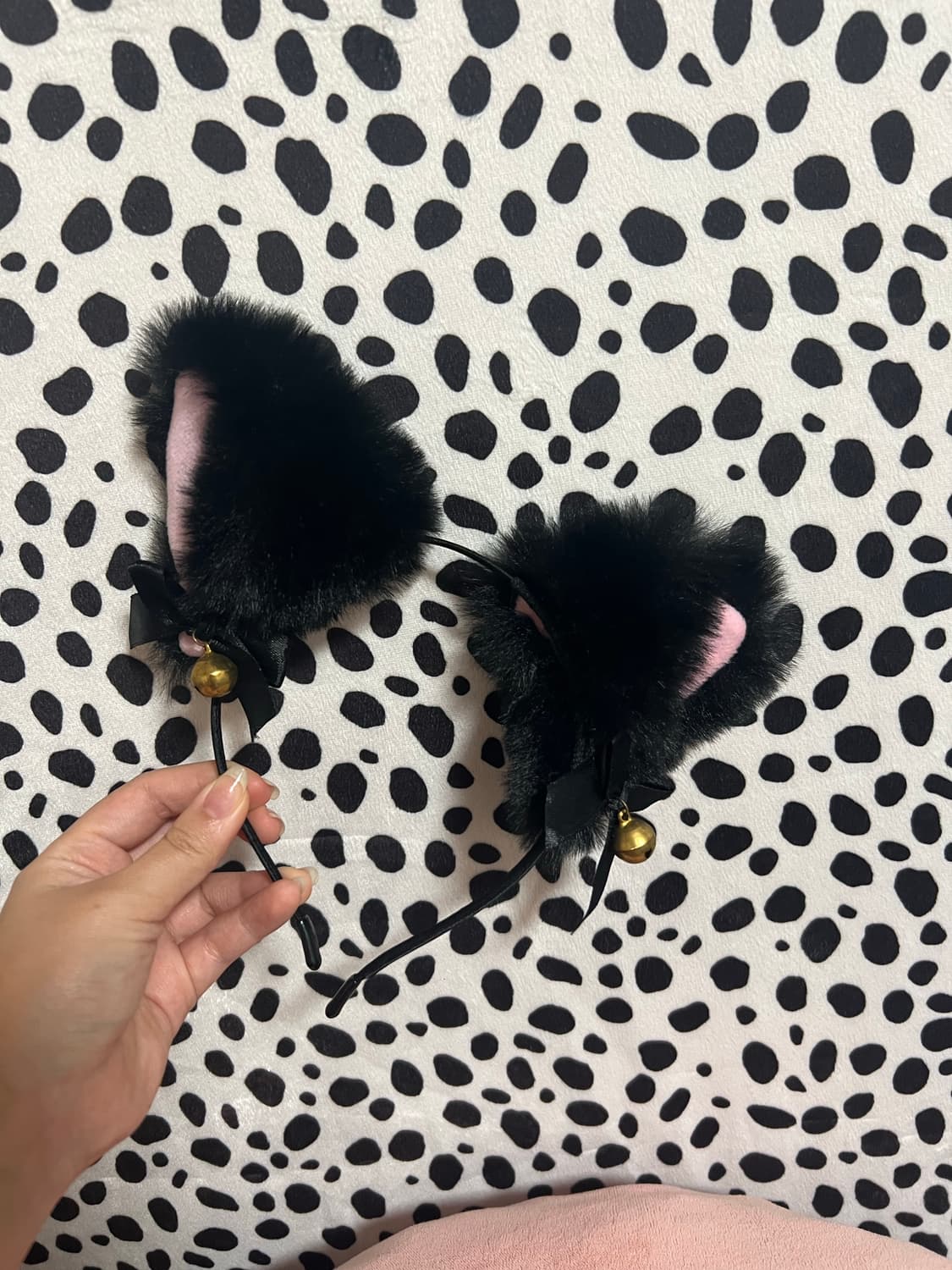 고양이 방울 퍼 코스프레 파티 머리띠  상품이미지1