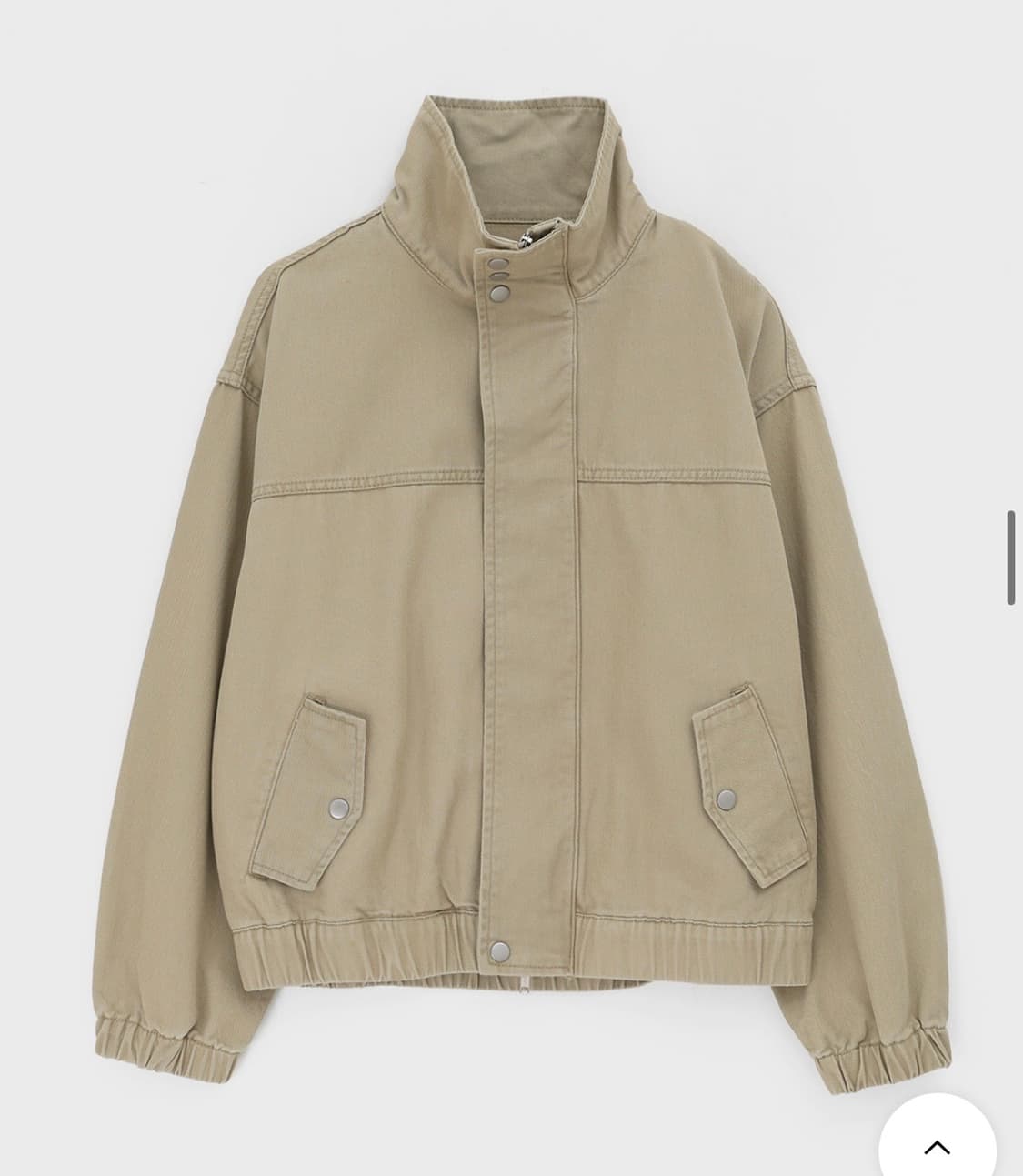 블랙업 지크 하이넥 투웨이 코튼 점퍼 상품이미지1