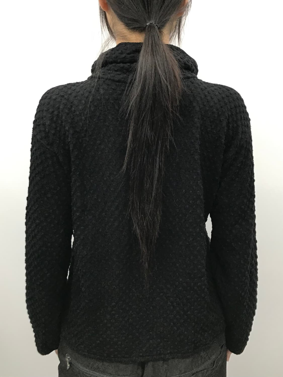 Collezioni 3D dot Draped Wrap Cardigan 상품이미지3