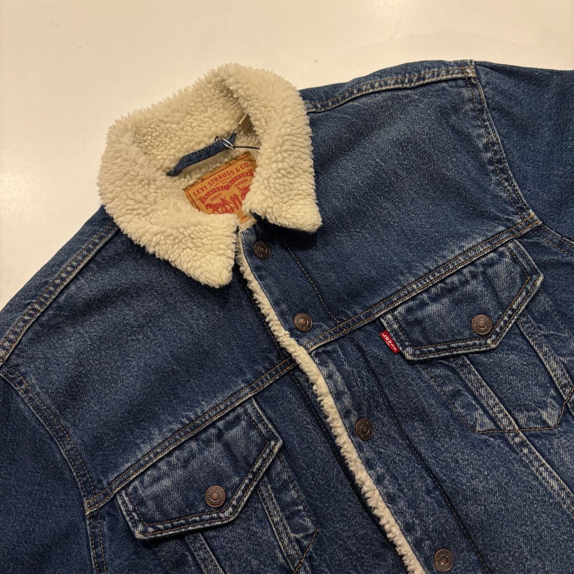 [M] 리바이스 청자켓 데님 쉐르파 트러커 D140 상품이미지3