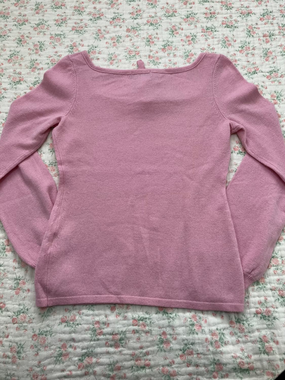 버버리 블루라벨 딸기 우유 핑크 리본 니트 1081 모리걸 y2k 스트릿 상품이미지2