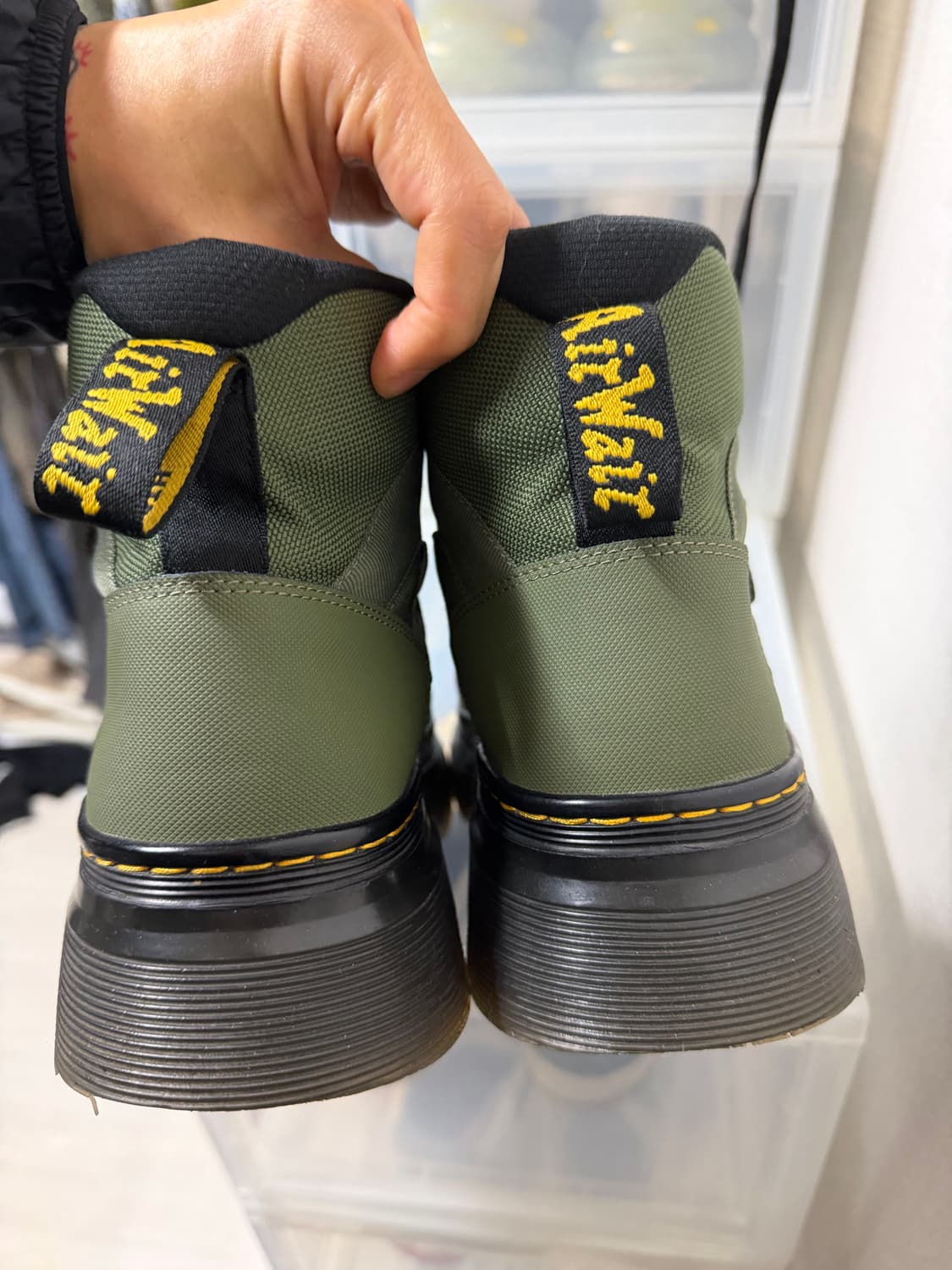 [270] 닥터마틴 버리 8-TIE 카키 워커 상품이미지4