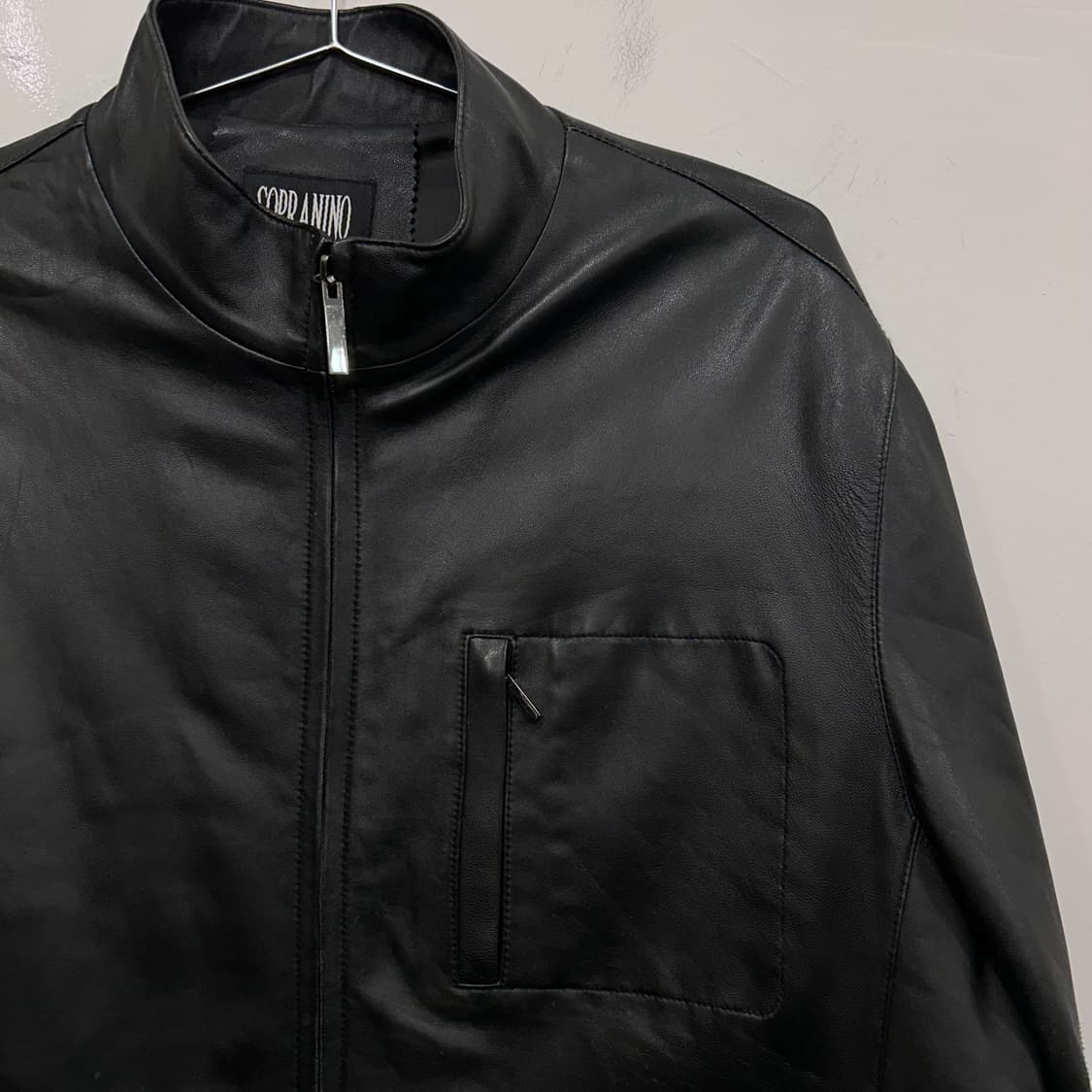 소프라노 이태리 리얼 양가죽 레더 자켓 상품이미지1