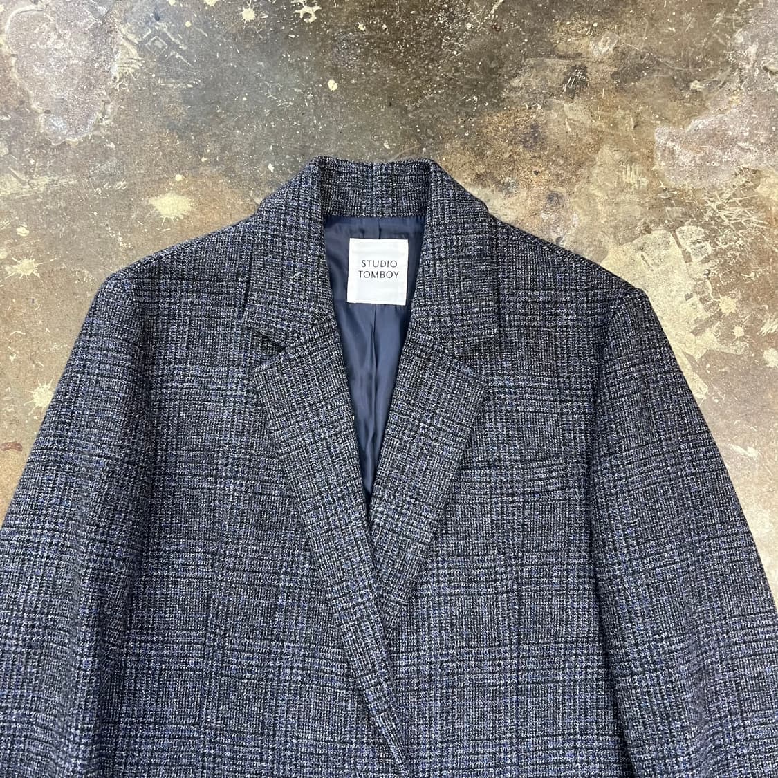 F) 스튜디오 톰보이 울 체크 자켓 자켓 마이 상품이미지2