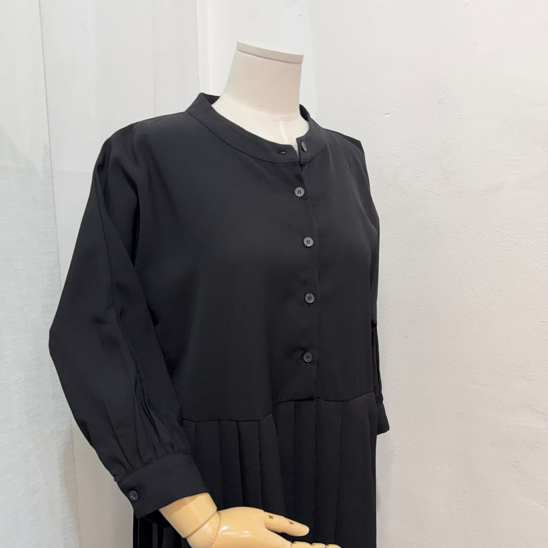 디어리스트 플리츠 블랙원피스 미니원피스 주름 3750 상품이미지2