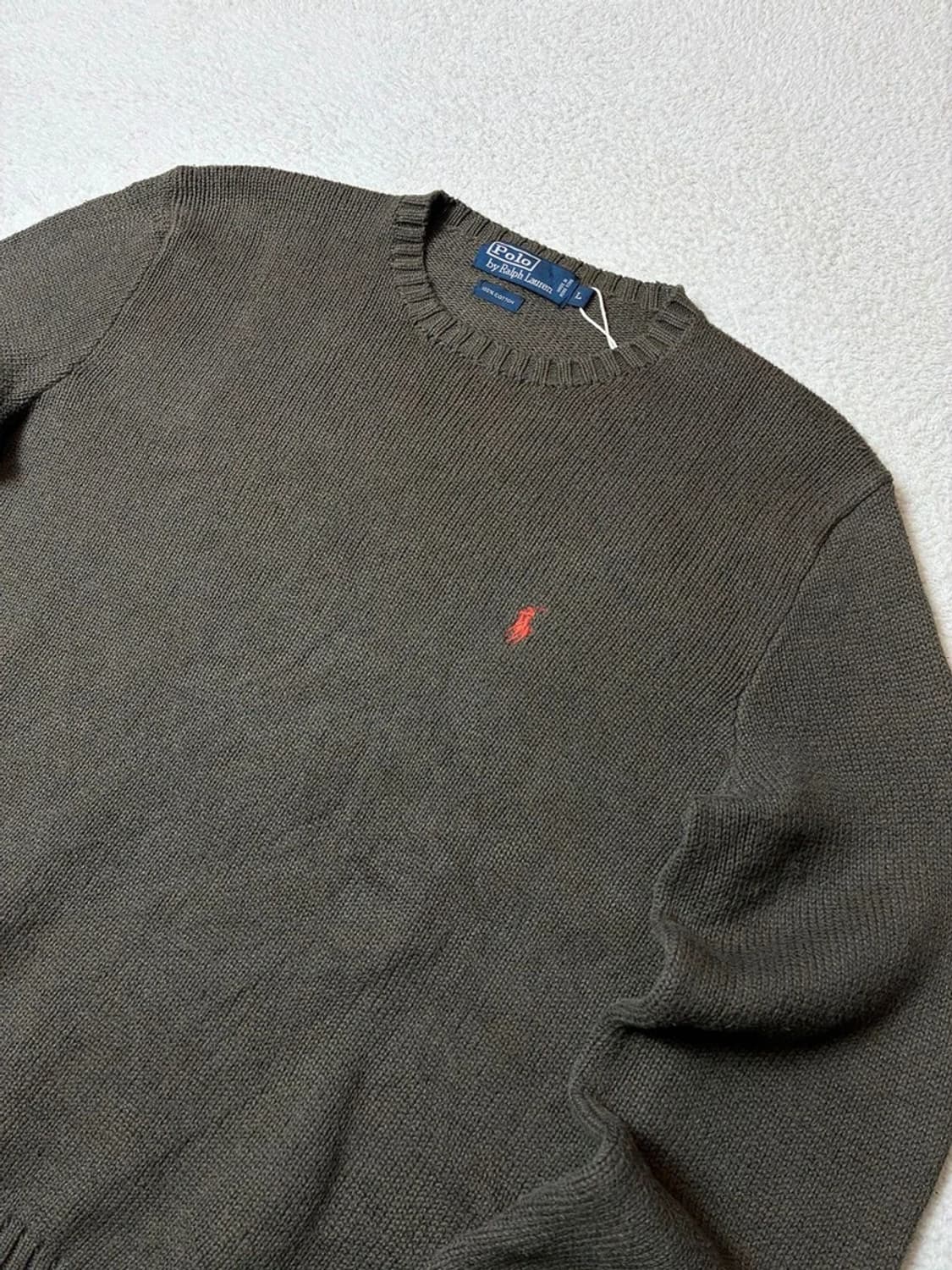 폴로 랄프로렌 00's 단가라 코튼 니트 PN6624 상품이미지2