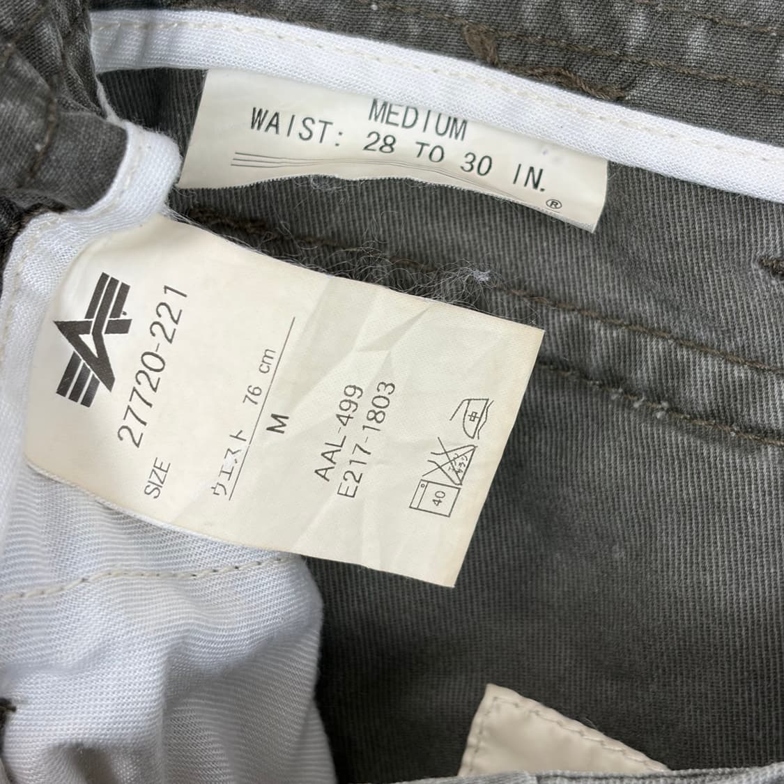 알파인더스트리 카고 반바지 팬츠 상품이미지6