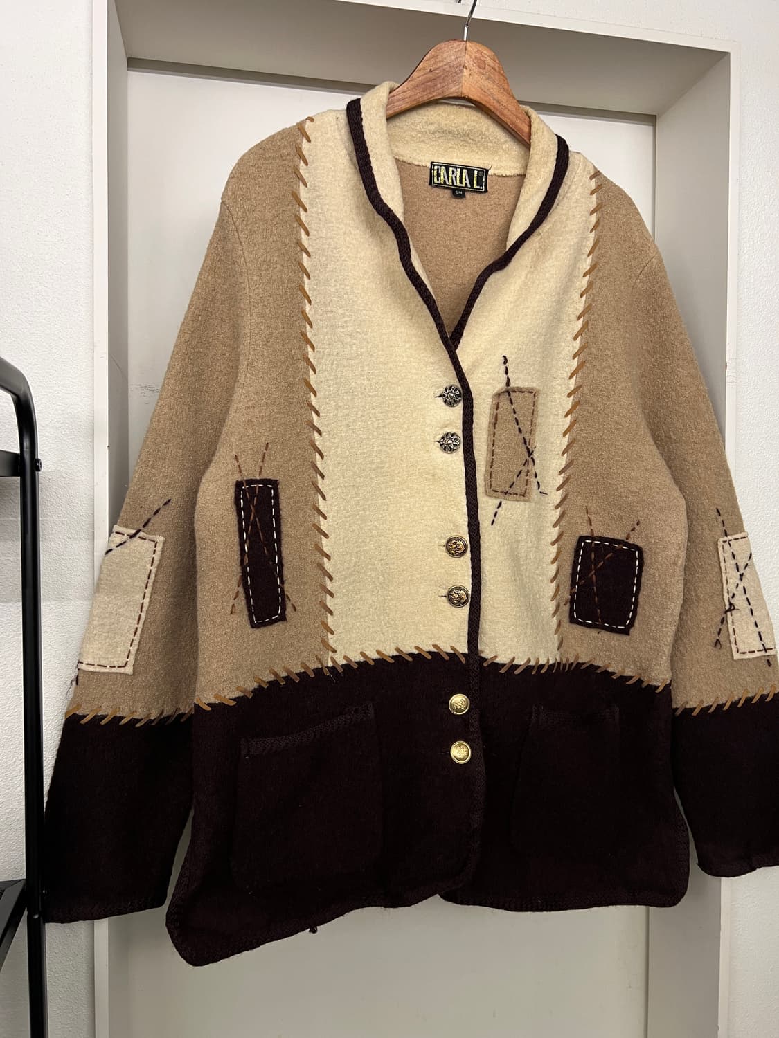 VINTAGE CARLA BOILED WOOL JACKET 보일드울자켓 상품이미지5