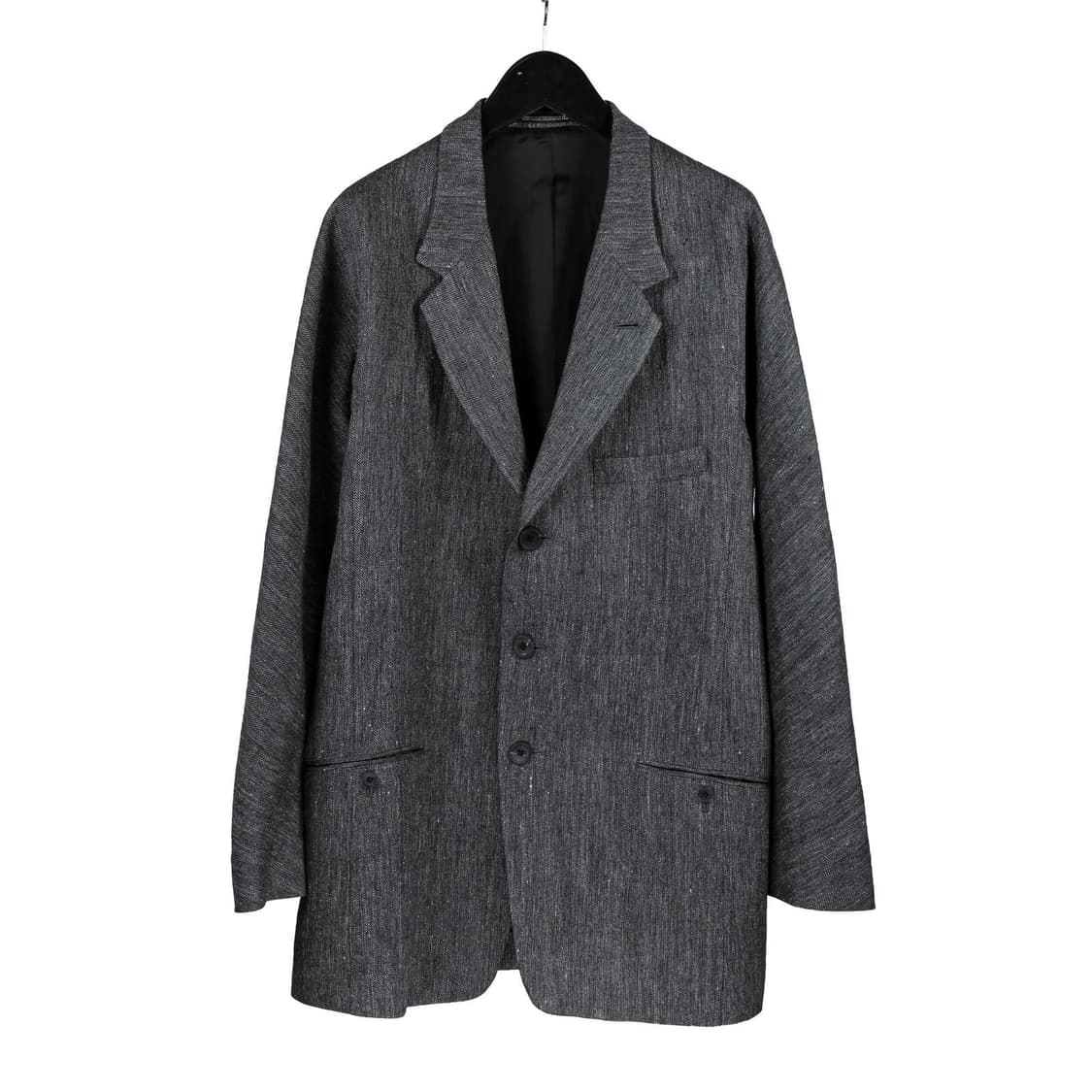 요지 야마모토 뿌르 옴므 24ss 리넨 자켓, 팬츠 셋업 상품이미지5