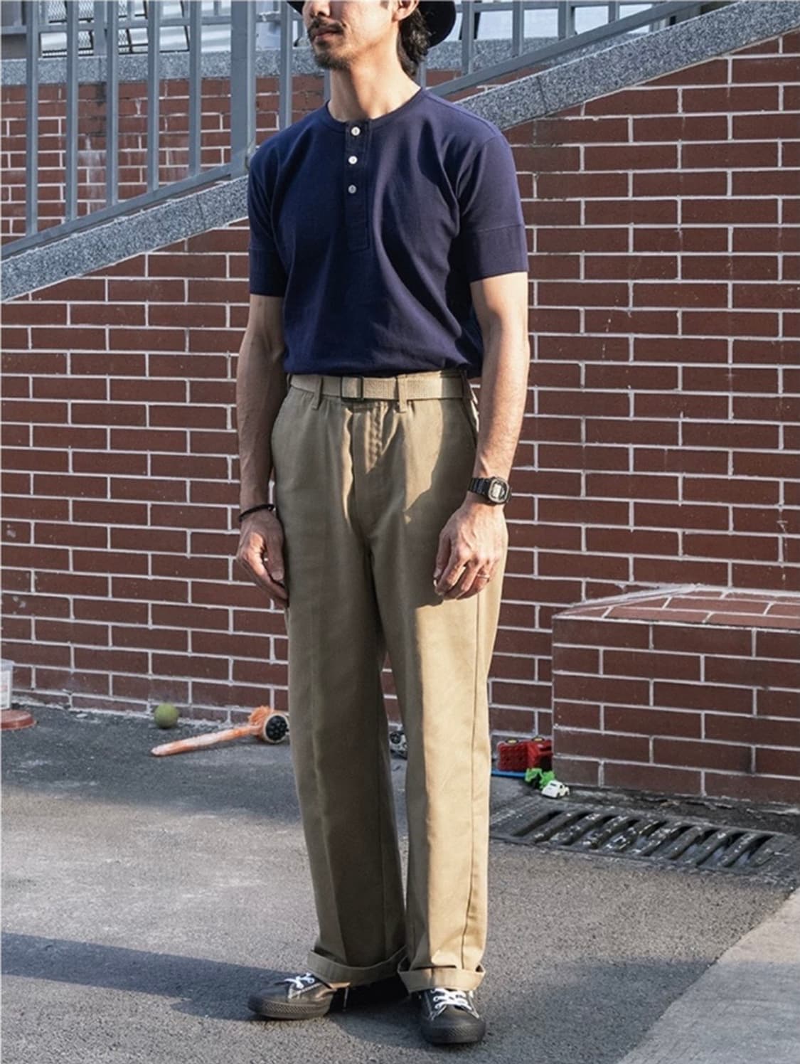 브론슨 논스탁 치노 바지 베이지 29 상품이미지1