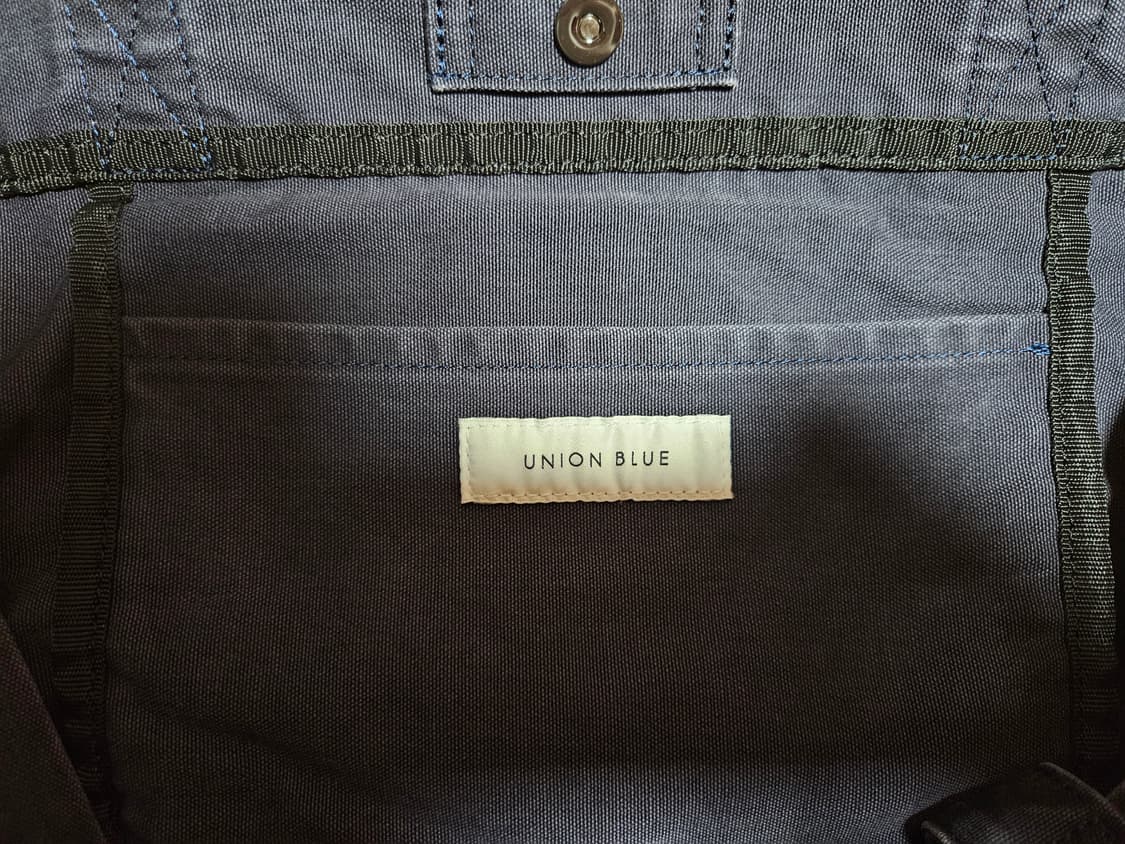 유니온블루 밀리터리 토트백 워시드 네이비 상품이미지5